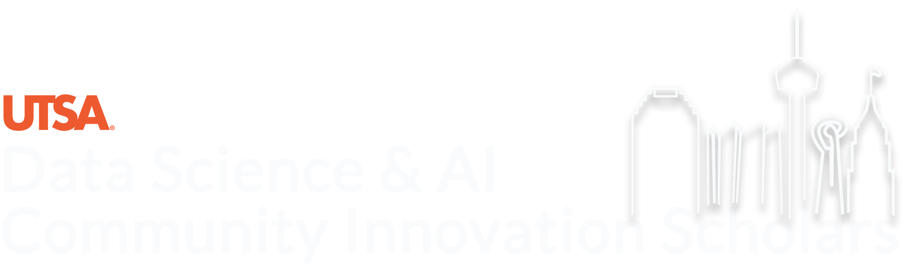UTSA Data Science & AI Community Innovation Scholars logo