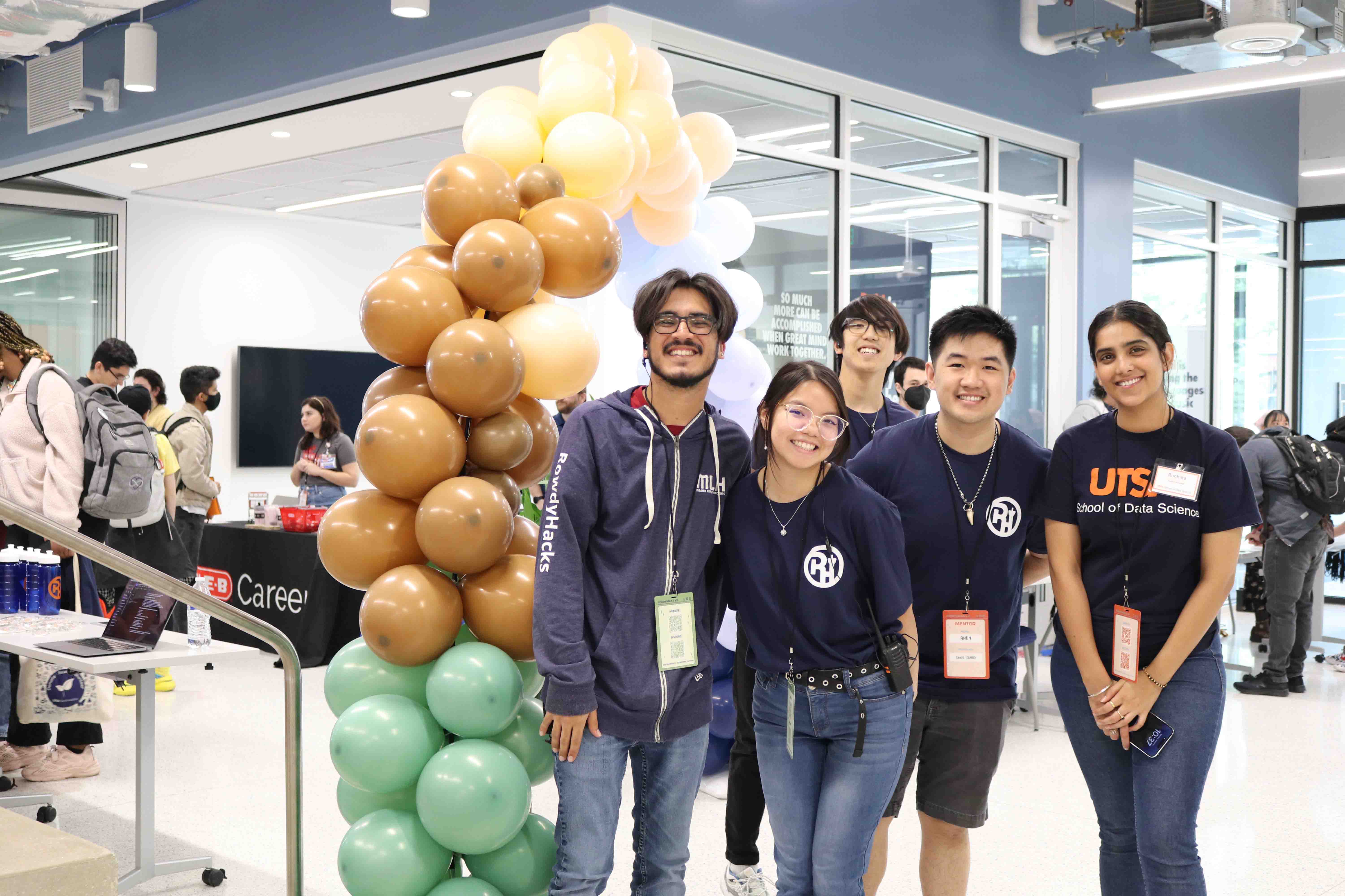 Group photo of students at an event